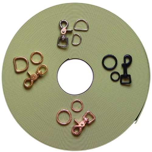 Pistacjowa zielona linka z BioThane