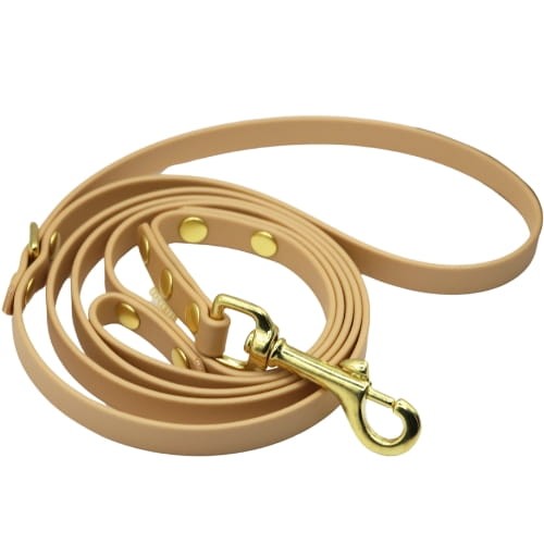 Beżowa smycz BioThane