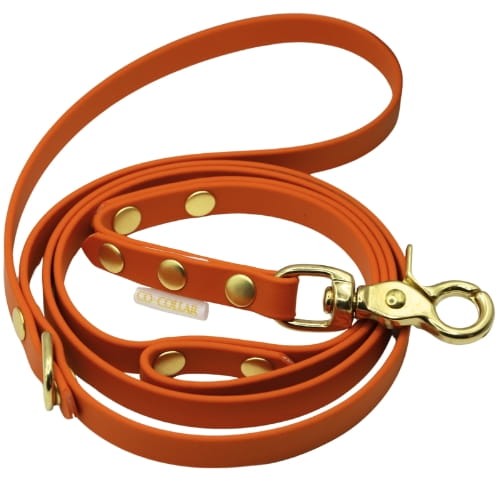 Smycz pomarańczowa BioThane